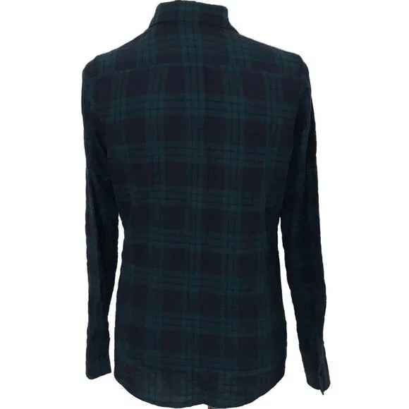 Harvey Faircloth Flannel Size Zip Button Down - Picture 7 of 12